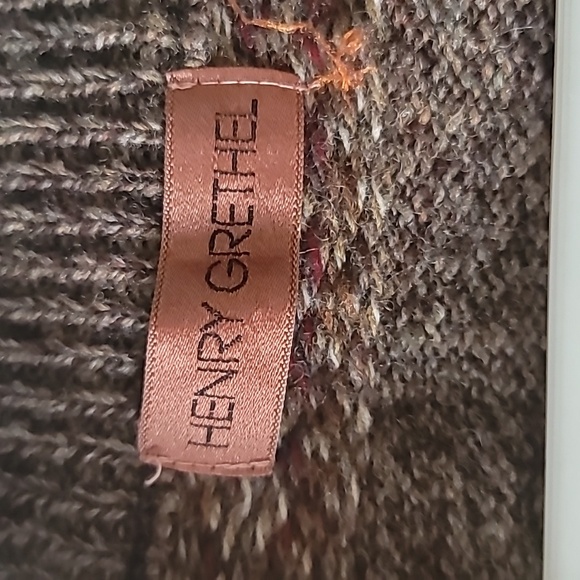 VINTAGE Brown and Maroon Fair Isle Kniy 100% Wool Vest - Mens M - Picture 4 of 7